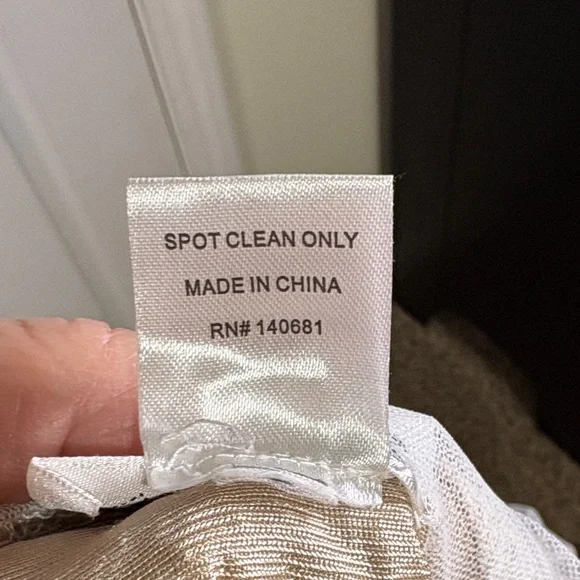 NWT Unique Vintage Beige Sequin Dress with Fringe Size XL - Picture 7 of 14